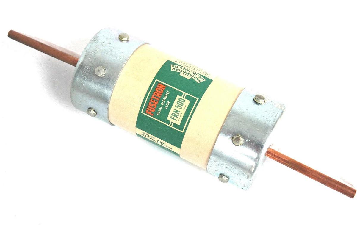 Used NIB FUSETRON FRN-500 DUAL ELEMENT FUSE 250V FRN500