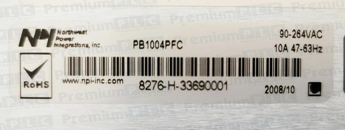 NPI PB1004PFC POWERBANK 4-OUTPUT 24V/15V 1000W AC/DC POWER SUPPLY P/N 8276 NEW