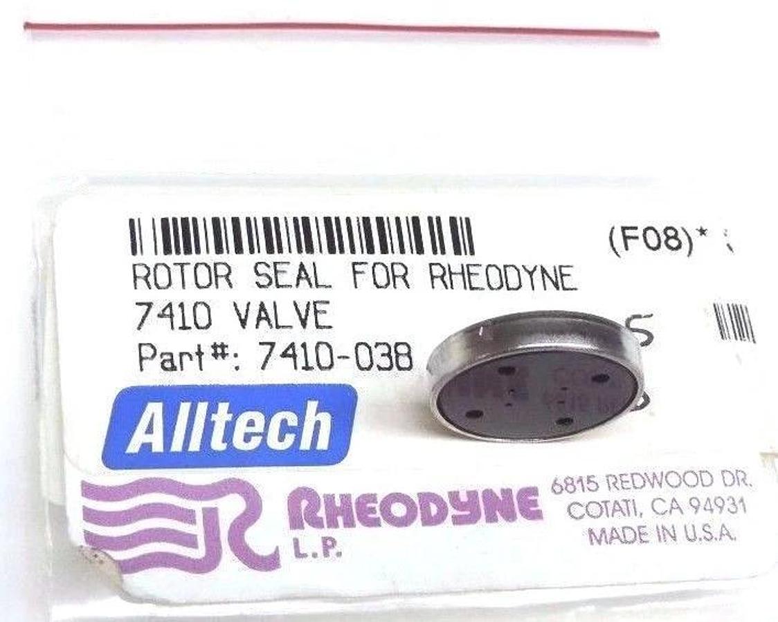 Used NEW RHEODYNE 7410-038 ROTOR SEAL FOR RHEODYNE 7410 VALVE, 7410038