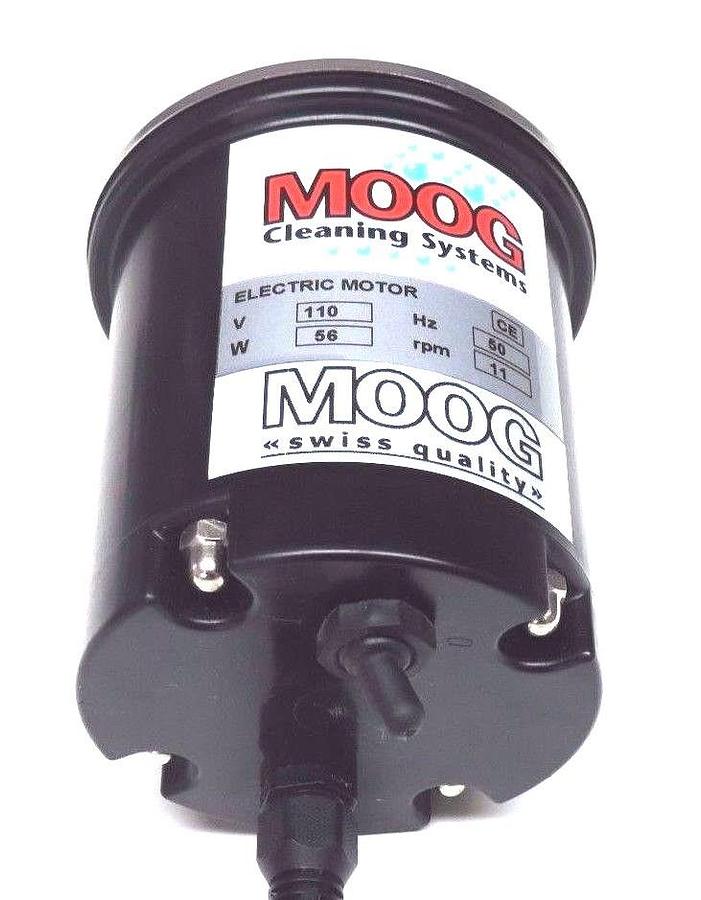 Used NEW MOOG CLEANING SYSTEMS CE SERIES ELECTRIC MOTOR 110V, 50HZ, 56W, 11RPM