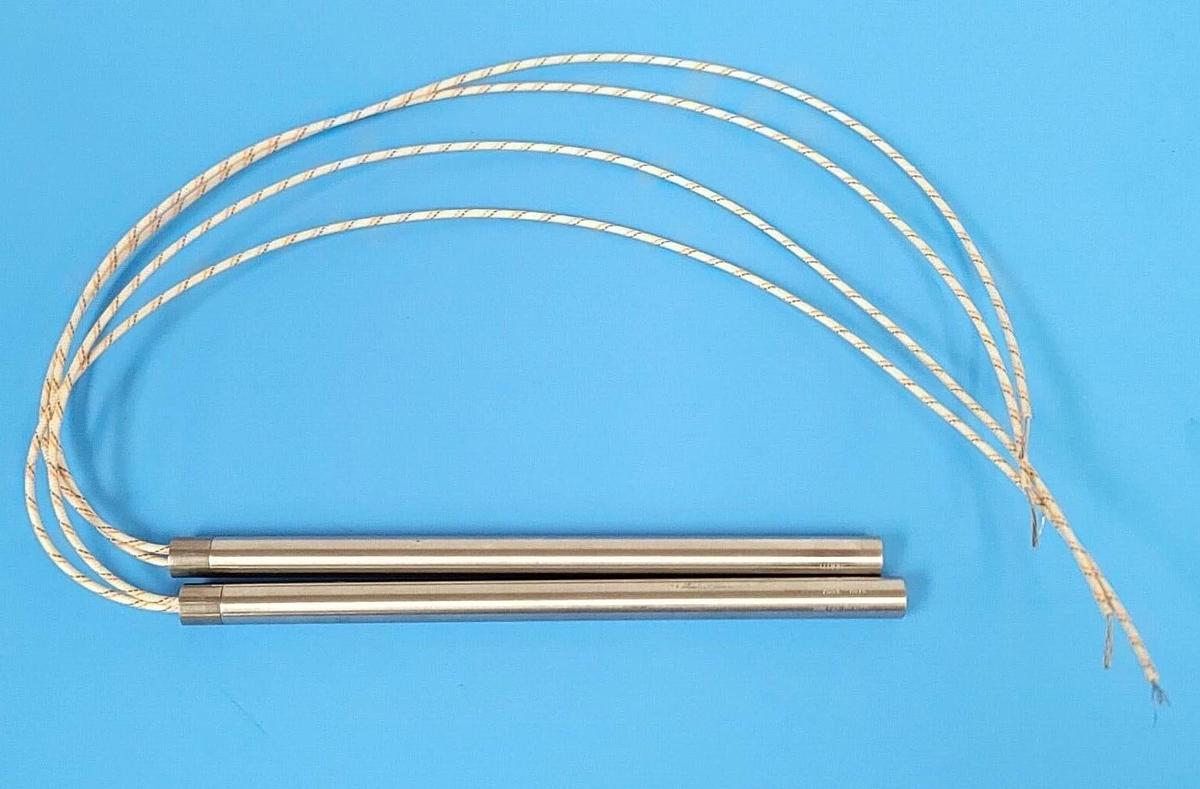 LOT OF 2 NEW WATLOW JBA111 FIREROD CARTRIDGE HEATER 1/2 IN. DIAMETER 240 VOLTS