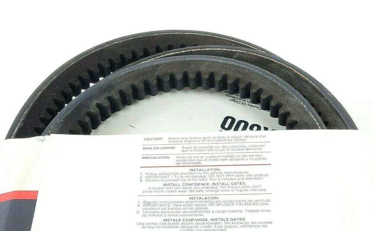 LOT OF 2 NEW GATES 5VX800 BELTS 5/8'' X 80''