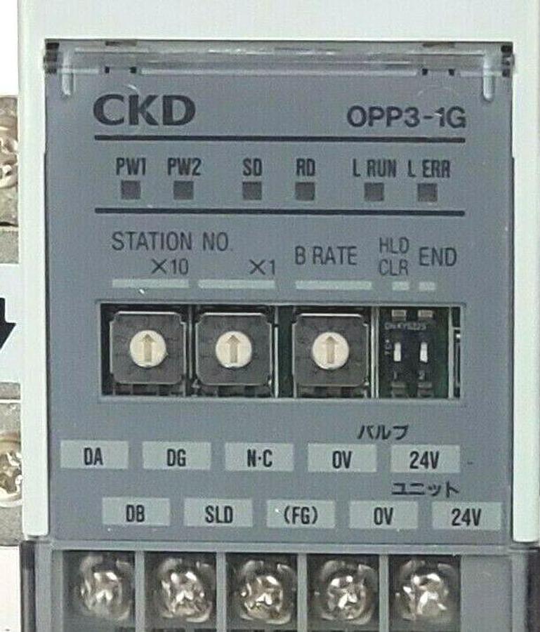 Used NIB CKD M4GB120R-C6-T6G1WHD-8-3 MANIFOLD OPP3-1G CC-LINK W/ 4GB129R-00-A2NH-3