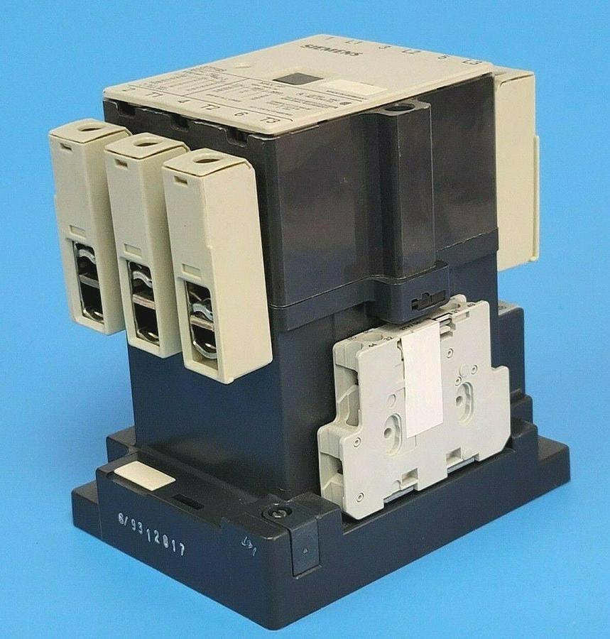 Used SIEMENS 3TF4810A-K6 CONTACTOR 3-POLE 110/120VAC 3TF48