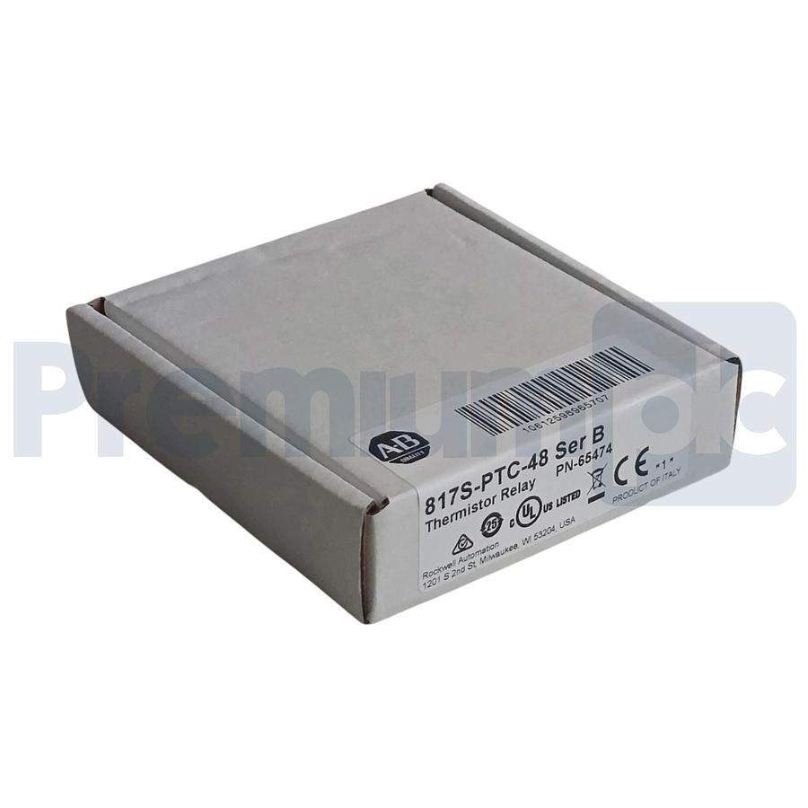 Used Surplus Allen Bradley 817S-PTC-48 /B MachineAlert Thermistor Relay 24/48V AC/DC