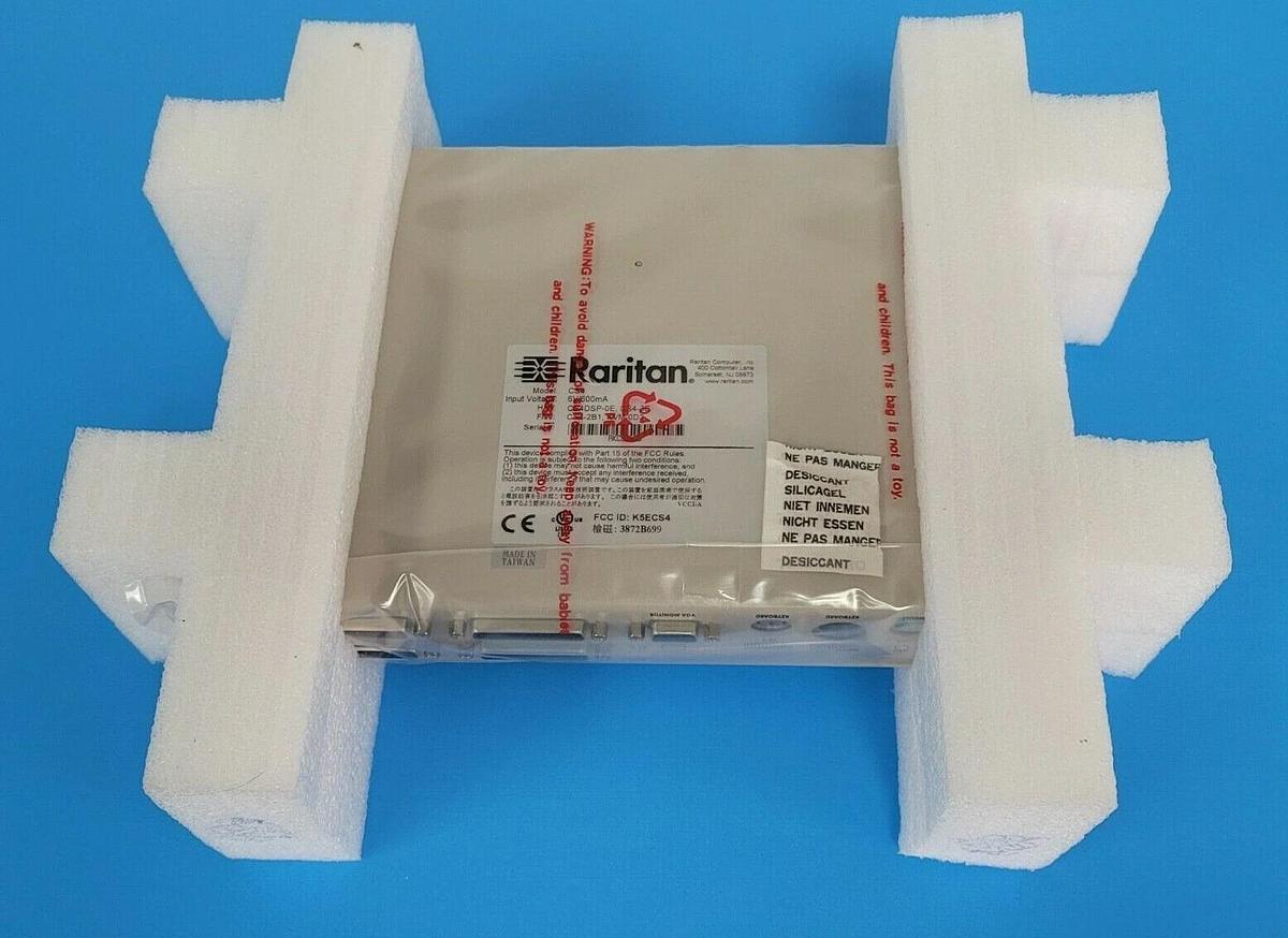 Used NIB RARITAN CS4 COMPUSWITCH 4-PORT 6V 600mA