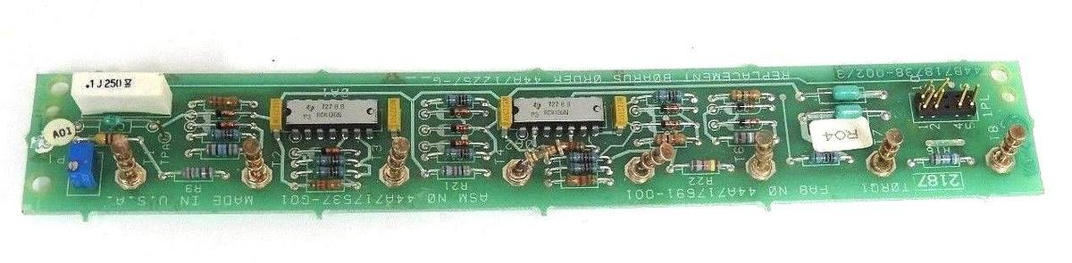 Used GENERAL ELECTRIC 44A717537-G01 PC BOARD FAB NO. 44A717691-001, 44B718738-002/3