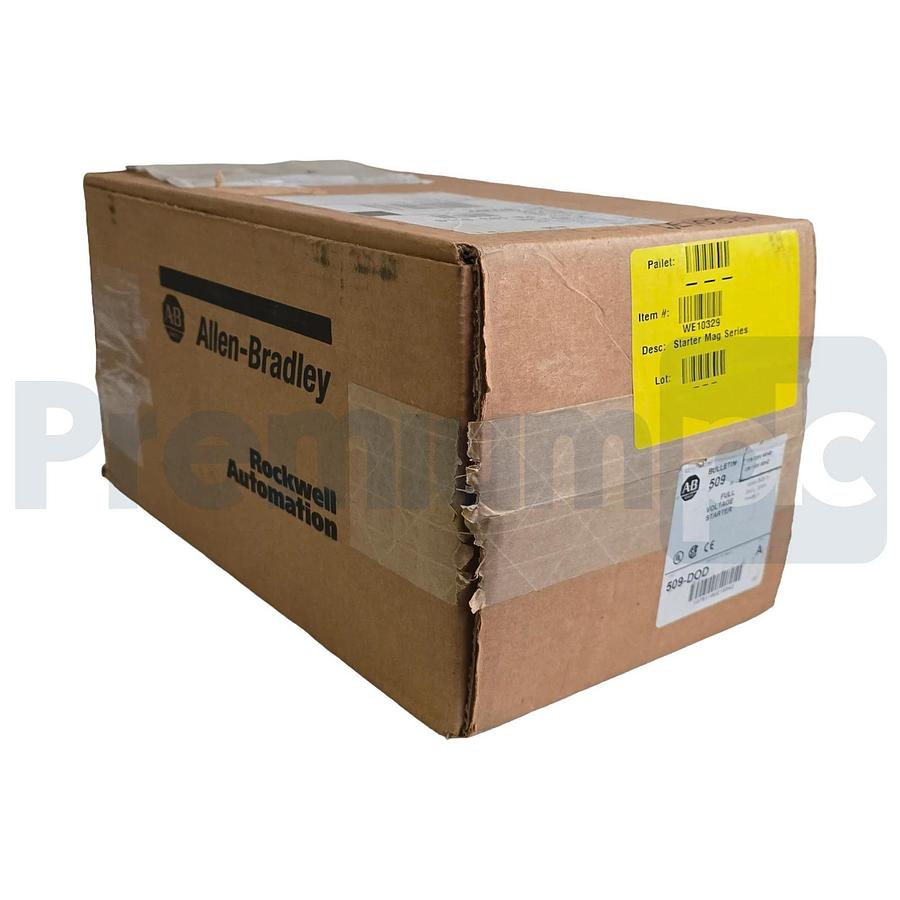 Allen Bradley 509-DOD /A NEMA Size 3 Non-Reversing Starter 90A 115/120V Coil NEW