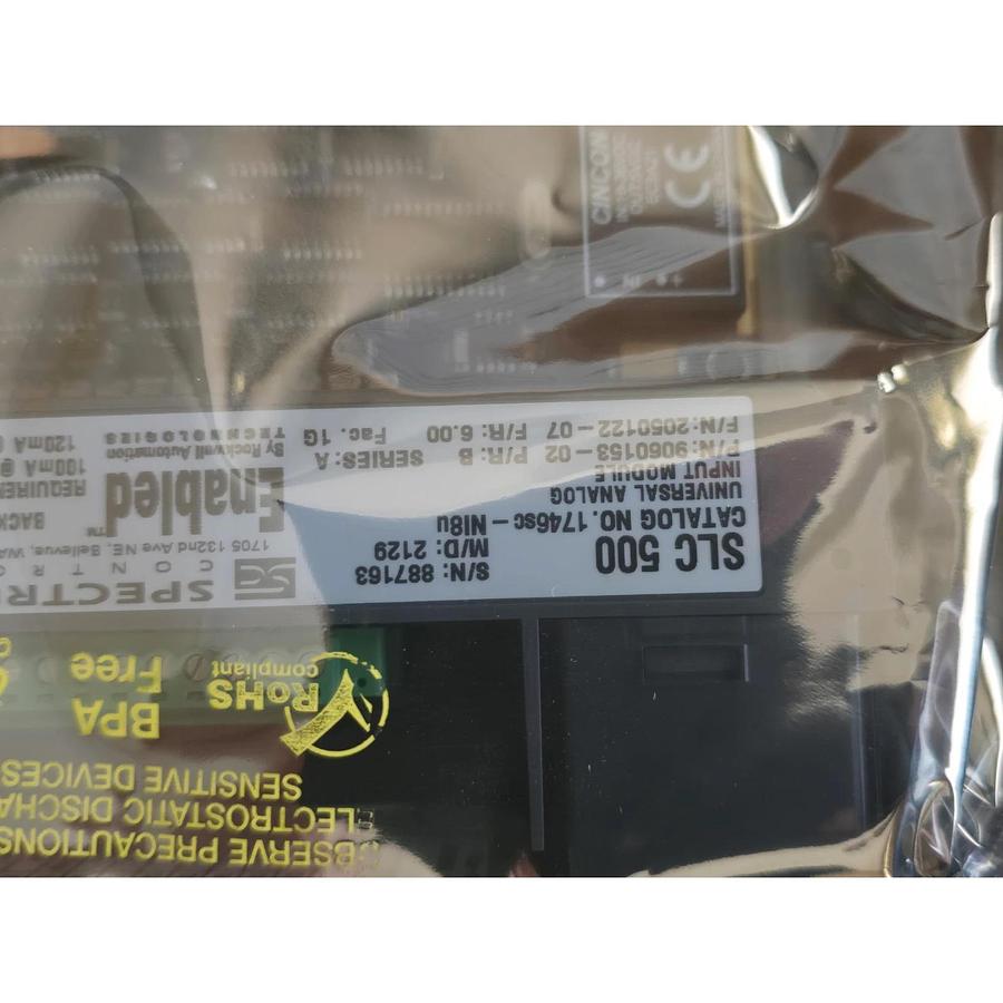 SPECTRUM CONTROLS ALLEN BRADLEY 1746sc-NI8u /A SLC 500 ANALOG INPUT MODULE NSMP