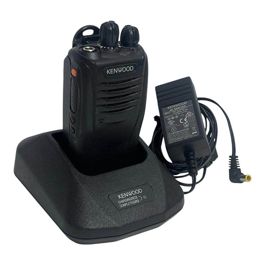 Used Kenwood TK-3360-K UHF Radio KSC-25 Rapid Charger KNB26 Battery Bundle