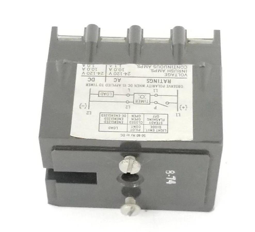 Used CUTLER-HAMMER D87XDL30 SERIES A2 OFF-DELAY TIMER