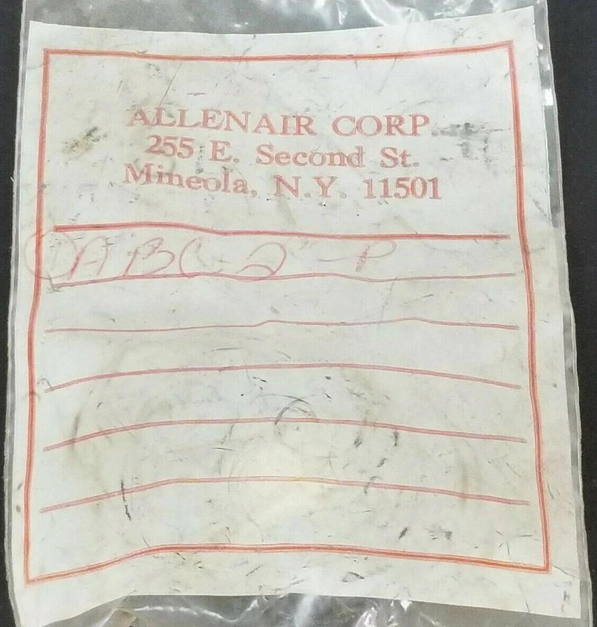 Used NEW ALLEN AIR CORP. ABC-2-P, REPAIR KIT B13-2-P