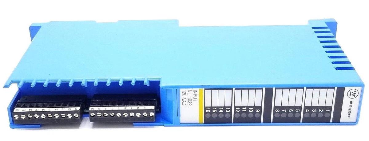 Used WESTINGHOUSE NL-1032 INPUT MODULE STYLE NO. NL1032, 7381A86 G01 C, 120 VAC