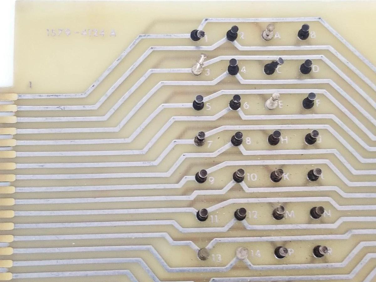 Used TOCCO 1579-4124 A EXTENDER BOARD 1579-0124, 1579-4124A, 15794124A