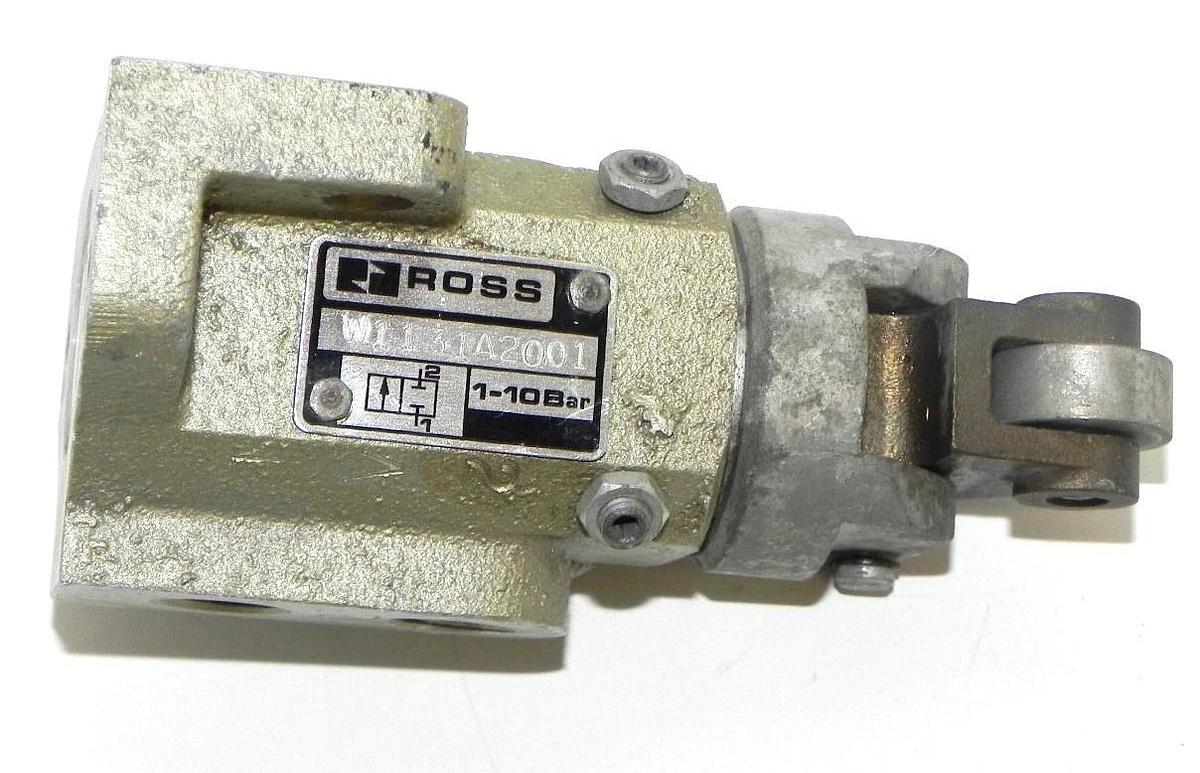 Used ROSS W1131A2001 ROLLER CAM VALVE 1-10BAR