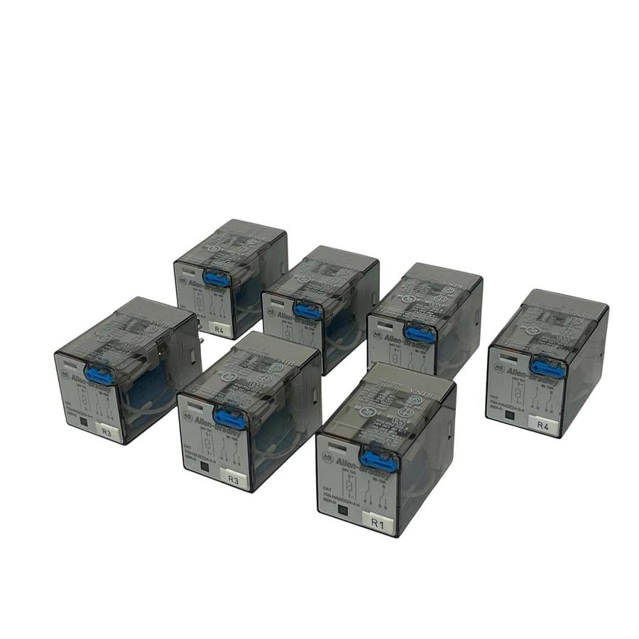 LOT OF 6 Allen-Bradley 700-HA32Z24-3-4 Ser. D General Purpose Relay 24VDC