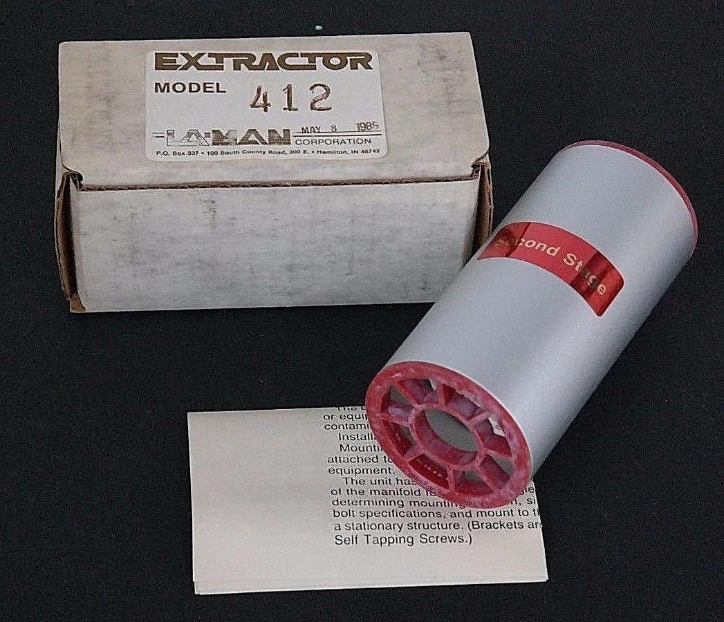 Used NIB LA-MAN MODEL 412 EXTRACTOR/DRYER AIR DRYER FILTER CARTRIDGE