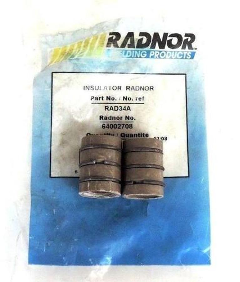 Used 2 NEW RADNOR 64002708 SLIP-ON INSULATORS RAD34A