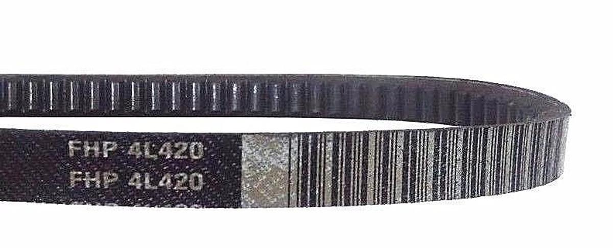 Used LOT OF 7 NEW GOODYEAR 4L420 V-BELTS 1/2IN-WIDTH 42IN-LENGTH LIGHT DUTY FHP