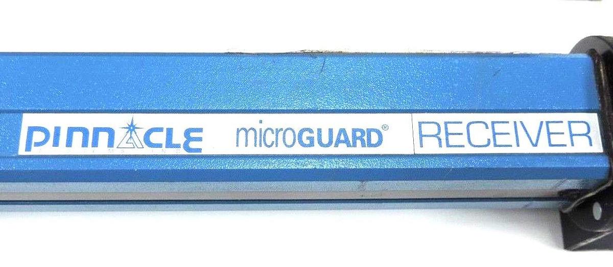 Used SET OF PINNACLE MICRO GUARD MG-36-0F-AU LIGHT CURTAINS EMMITTER / RECEIVER