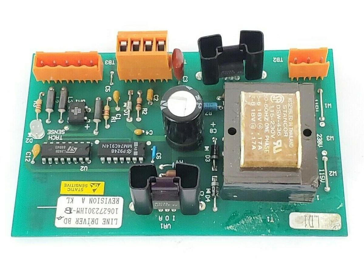 Used BOSTON / FINCOR 106272301HM-B LINE DRIVER BOARD REV: B KL 106272301HM