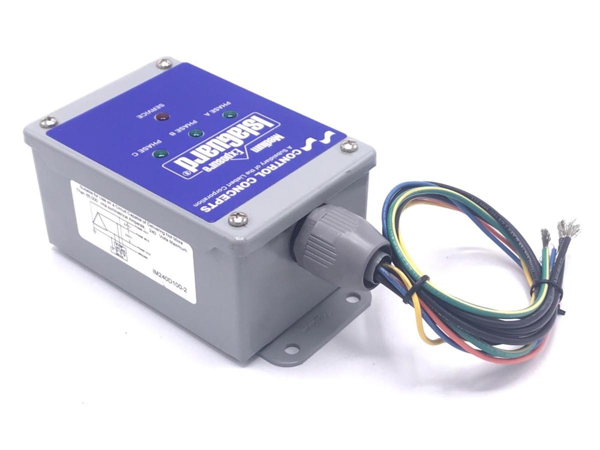 Used NEW CONTROL CONCEPTS IM240D100-2 POWER SUPPLY MEDIUM EXPOSURE ISLAGUARD 240V 3PH