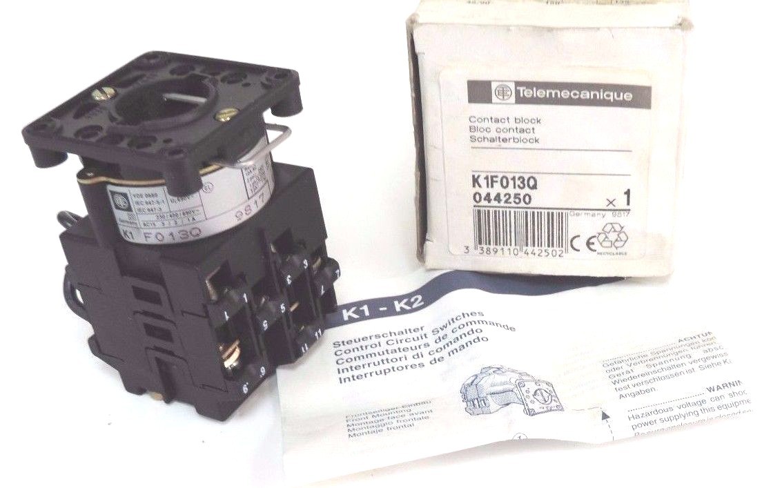 NIB TELEMECANIQUE K1F013Q CONTACT BLOCK