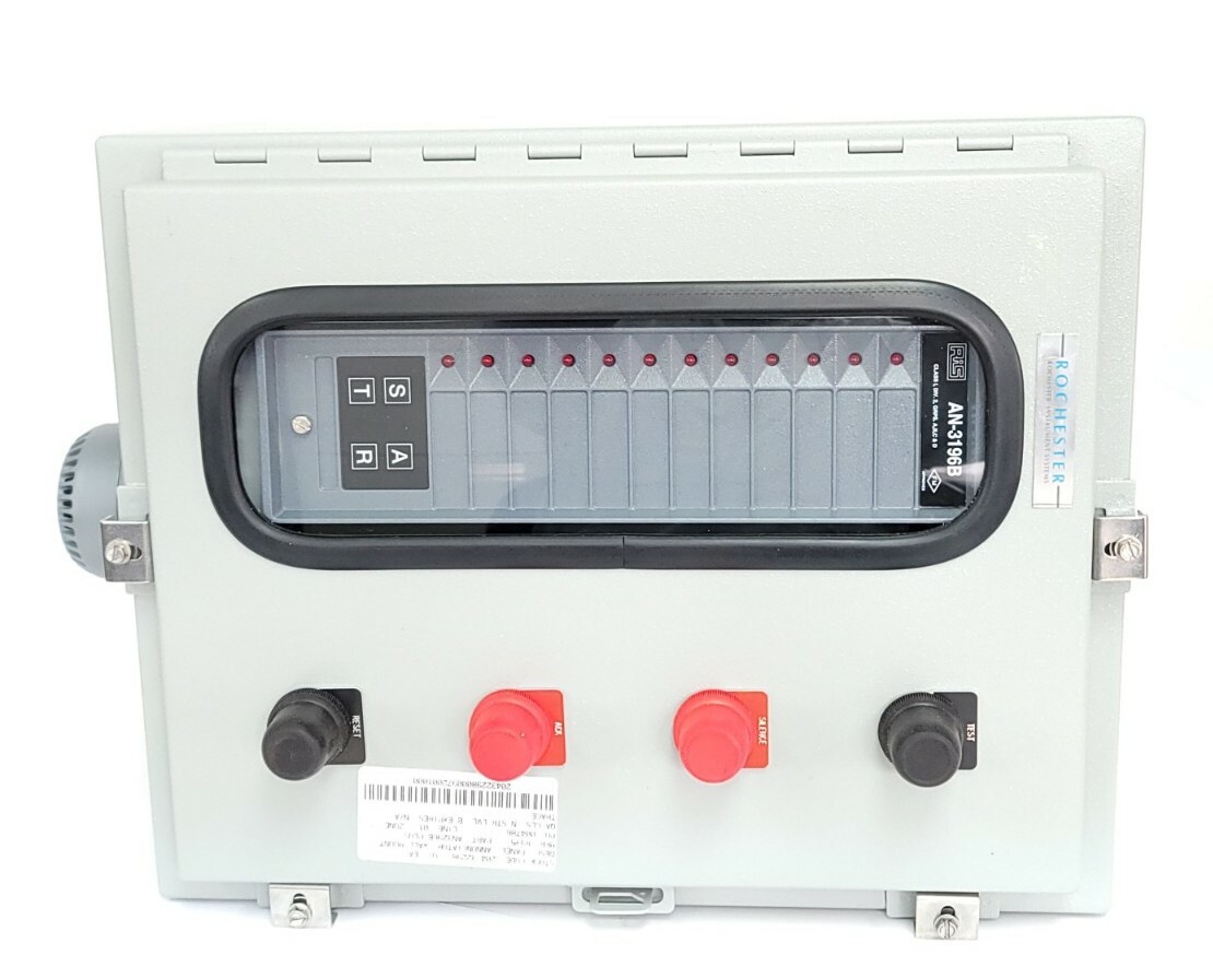 Used NEW RIS AMETEK AN-3196B-A-C-X-HTT-MR-4XWM-NR-CS REFLASH ANNUNCIATOR W/ SOUNDER