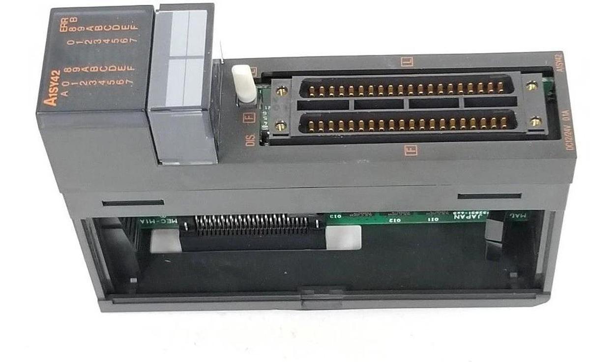 Used MITSUBISHI A1SY42 OUTPUT MODULE 12/24VDC, 0.1A