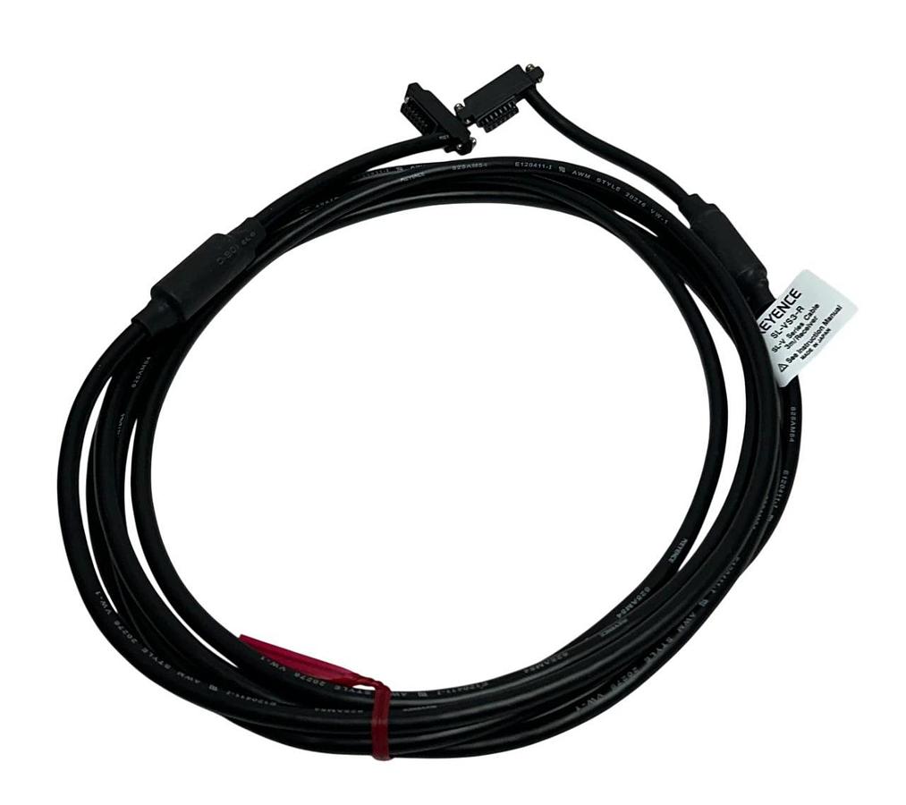 KEYENCE SL-VS3 / SLVS3 LIGHT CURTAIN SERIAL CONN CABLES SL-VS3-T / SL-VS3-R NSMP