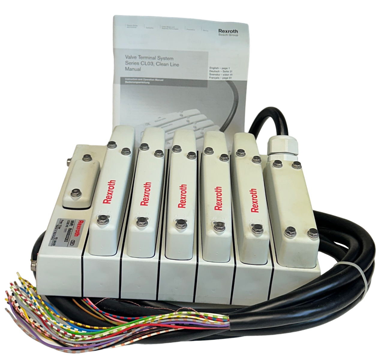 NEW REXROTH BOSCH R480033282 VALVE TERMINAL SYSTEM SER. CL03 CLEAN LINE