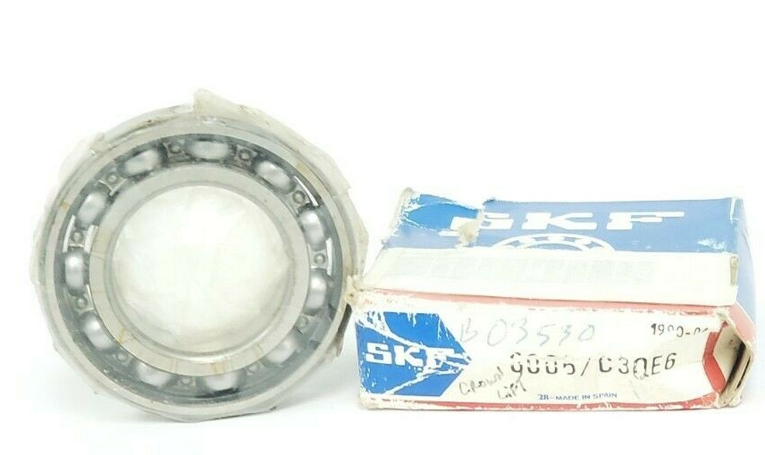 Used NEW SKF 6005/C3QE6 DEEP GROOVE BALL BEARING 25X4X12MM
