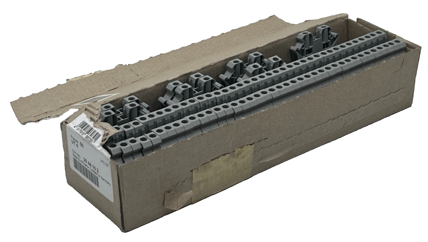 Used (46) Phoenix Contact TYP UT 4 3044102 Universal Feed-Through Terminal Block Gray