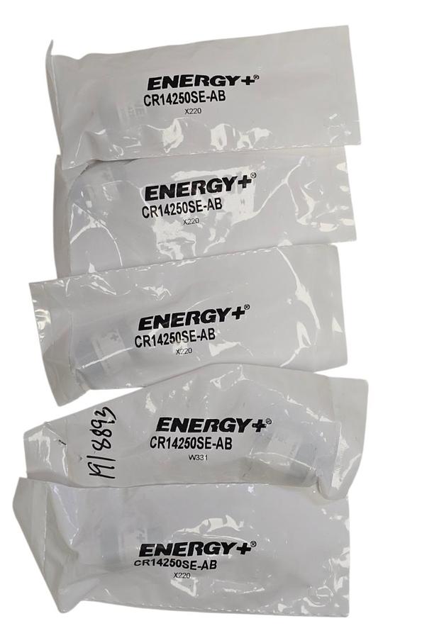 LOT OF 5 NEW ENERGY PLUS CR14250SE-AB BATTERIES LITHIUM 3.0V 850MAH