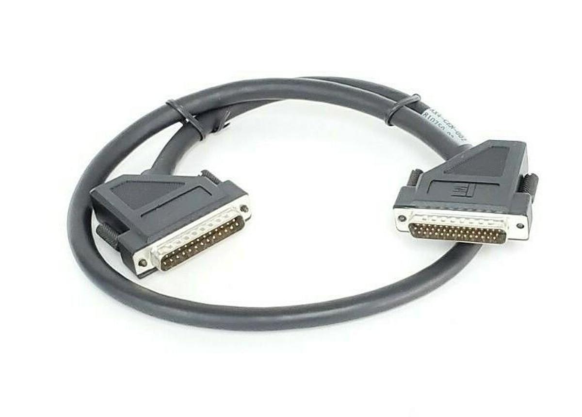 Used NEW EMERSON AX4-CEN-002 AXIMA SERVO COMMAND CABLE 2FT 810750-02 REV A1