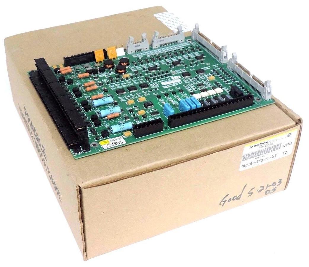 Used ALLEN BRADLEY 80190-280-01-CR PC BOARD 80190-280-01-R REV 12
