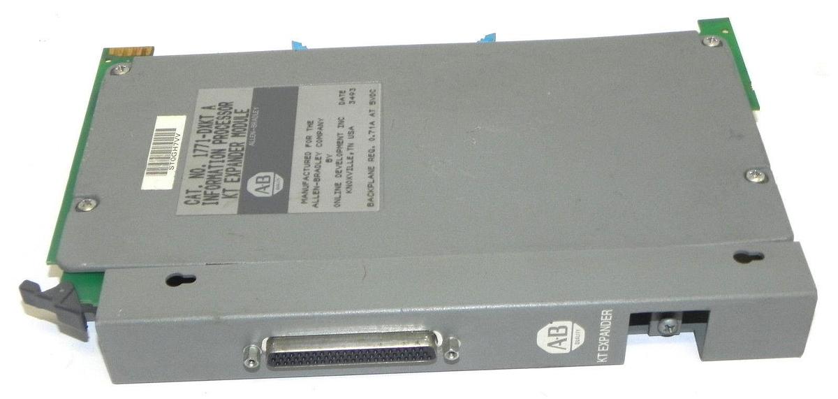 Used ALLEN BRADLEY 1771-DXKT INFORMATION PROCESSOR KT EXPANDER MODULE 1771-DXKT/A