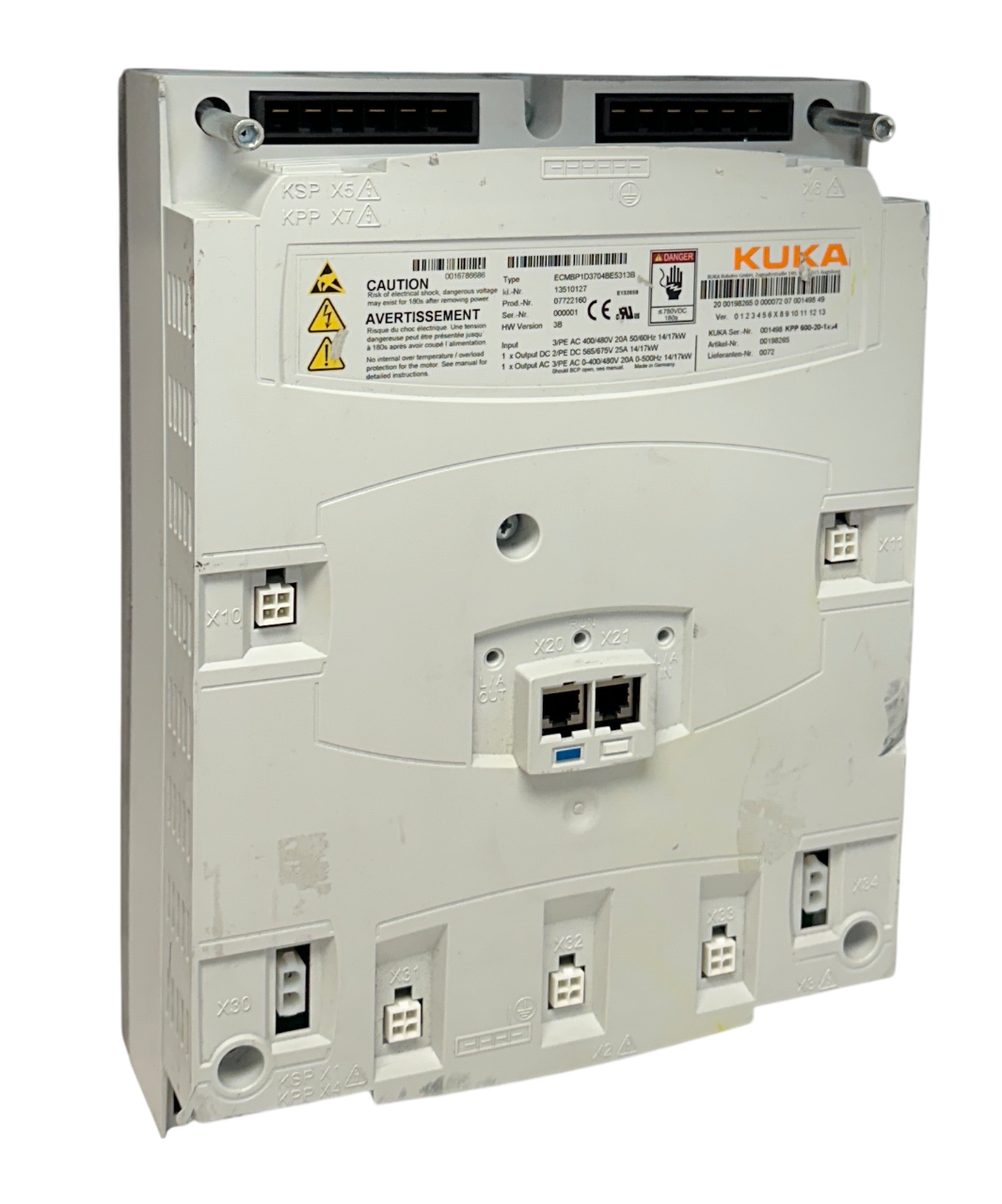 Used For Parts KUKA ECMBP1D3704BE5313B / 13510127 / KPP 600-20-1x64 POWER PACK DRIVE