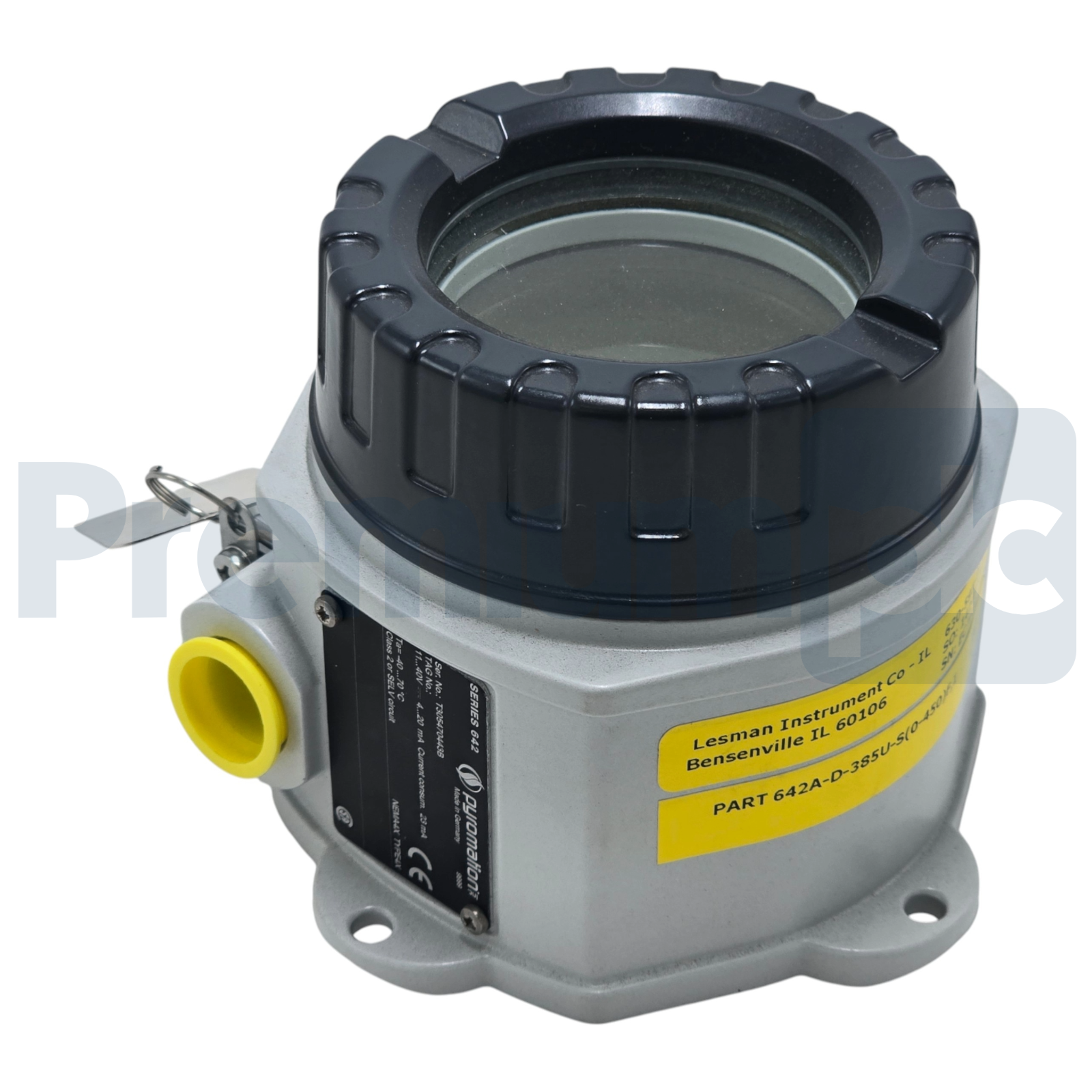 Used Lesman Pyromation 642 | 642A-D-385U-S(0-450)F,I HART Temp Transmitter 0-450°F