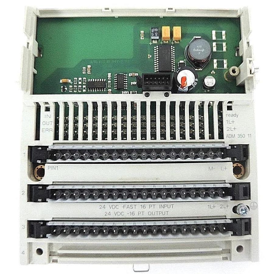Used SCHNEIDER MODICON 170ADM35011 I/O BASE, 24VDC-FAST TSX MOMENTUM PV: 06, RL: 13