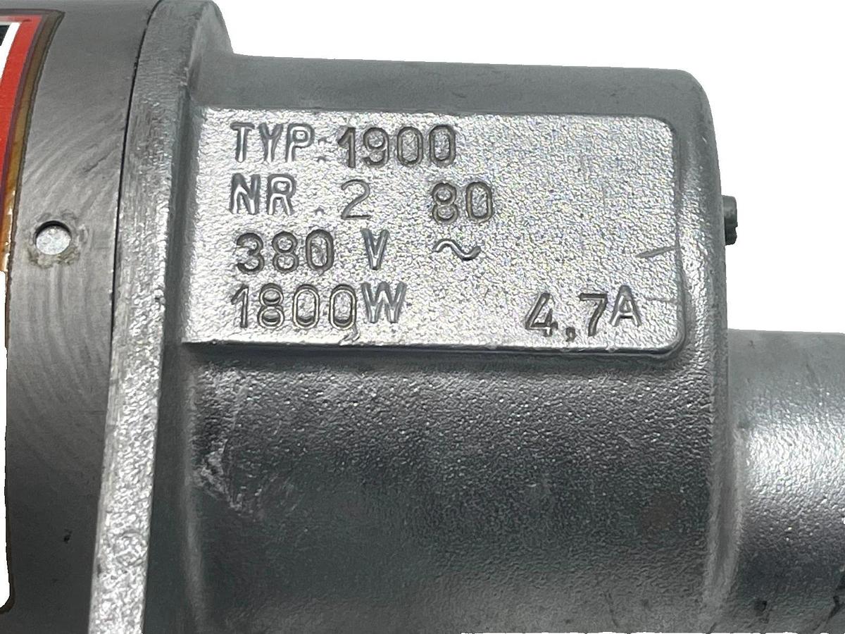 Used LEISTER TYP 1900 Housing for 380V 1.8kW 4.7A Heating Element Industrial Air Heat