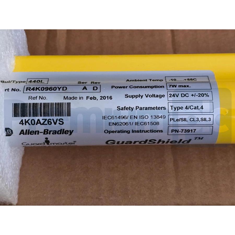 Allen-Bradley 440L-R4K0960YD /A GuardShield Safety Light Curtain Receiver NSMP