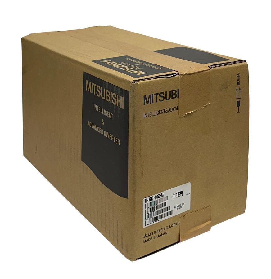 Used MITSUBISHI FR-A740-00060-NA FREQROL FR-A700 INVERTER VFD 3PH/380-480VAC NSFS