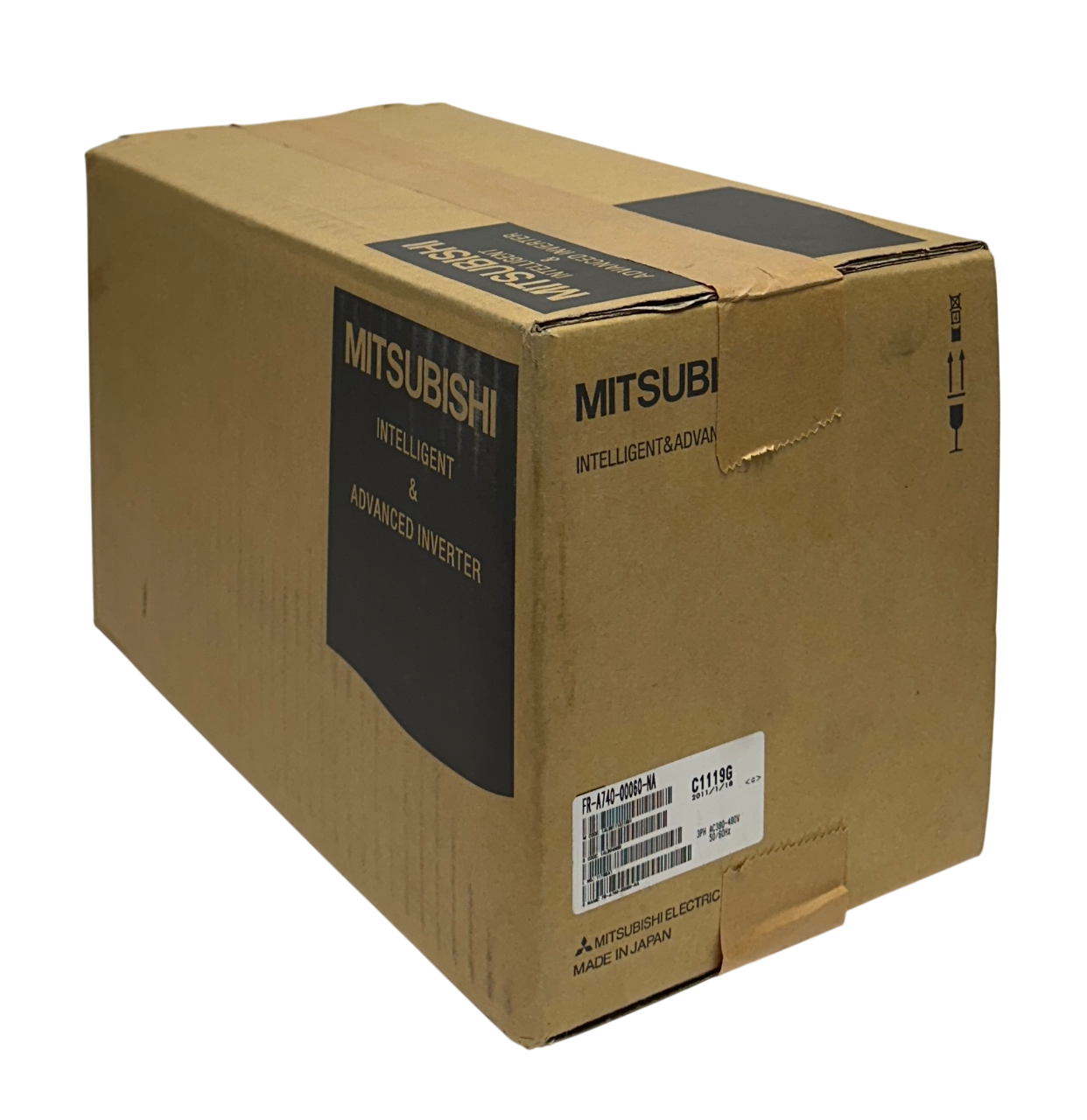 Used MITSUBISHI FR-A740-00060-NA FREQROL FR-A700 INVERTER VFD 3PH/380-480VAC NSFS