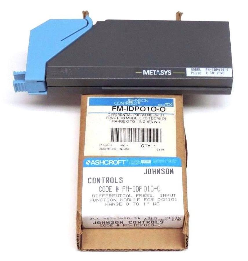 Used NIB METASYS JOHNSON CONTROLS FM-IDP010-0 PRESSURE DIFFERENTIAL MODULE FMIDP0100