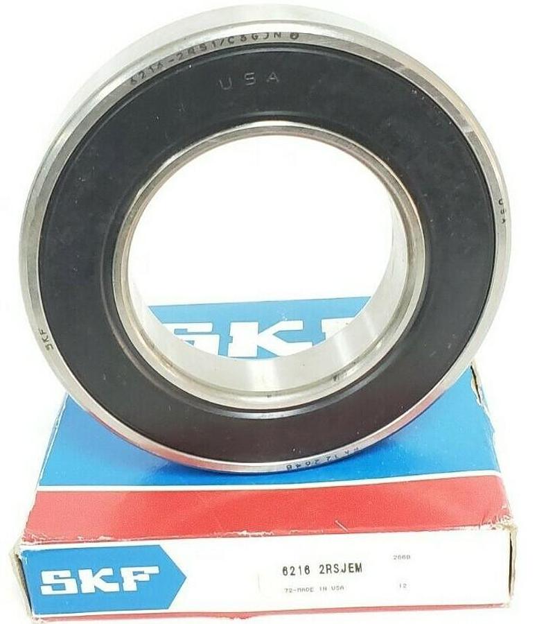 Used NIB SKF 6216 2RSJEM RADIAL/DEEP GROOVE BALL BEARING 62162RSJEM