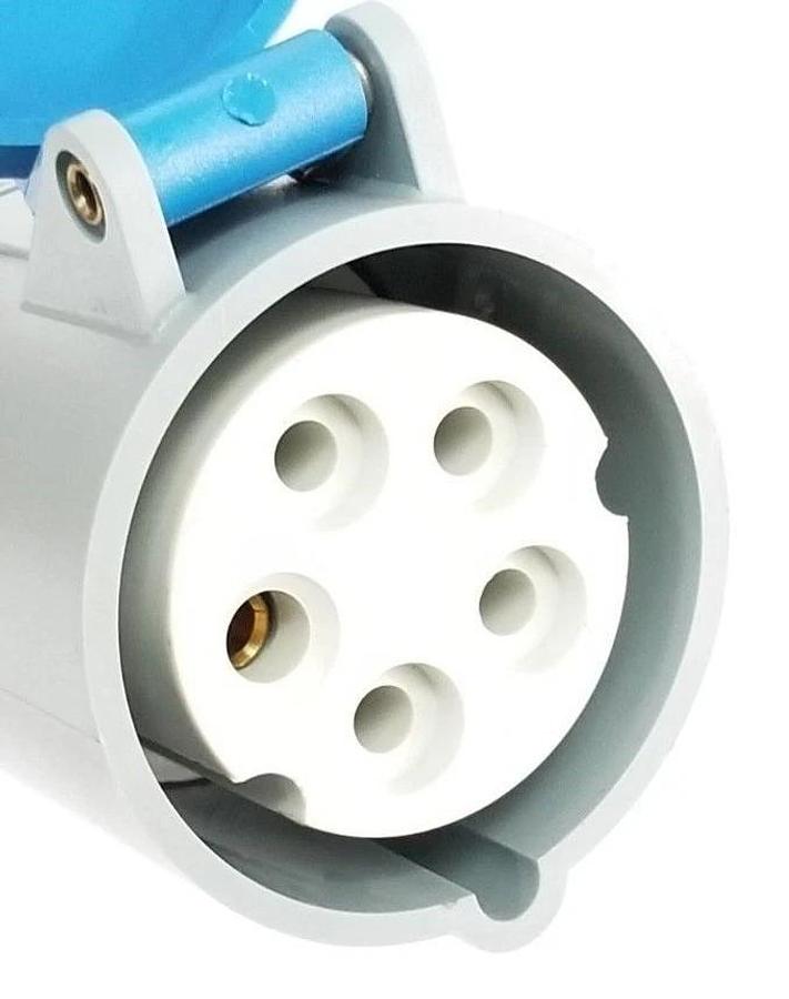 Used NIB WOODHEAD PIN & SLEEVE DEVICE CONNECTOR CAT. NO. DW520C9, 20A, 120/208VAC