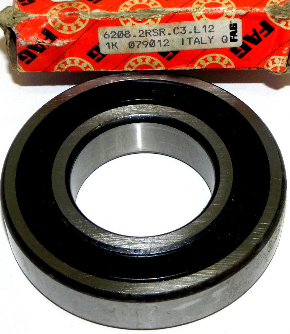 Used NIB FAG 6208.2RSR.C3.L12 BEARING 62082RSRC3L12