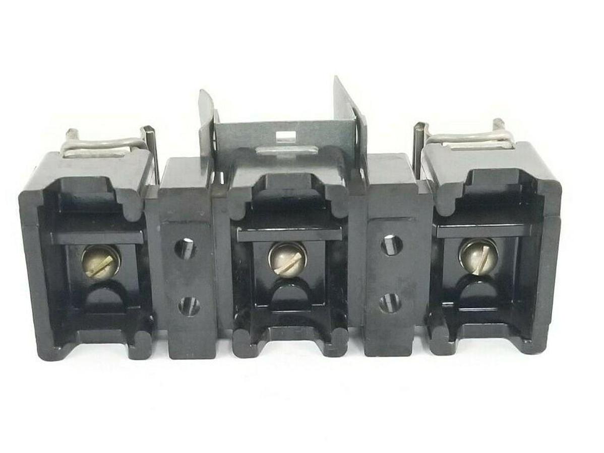 Used ALLEN BRADLEY 1494F-C633 FUSE BLOCK SER. B P/N: 40023-414-01, 30A, 600V