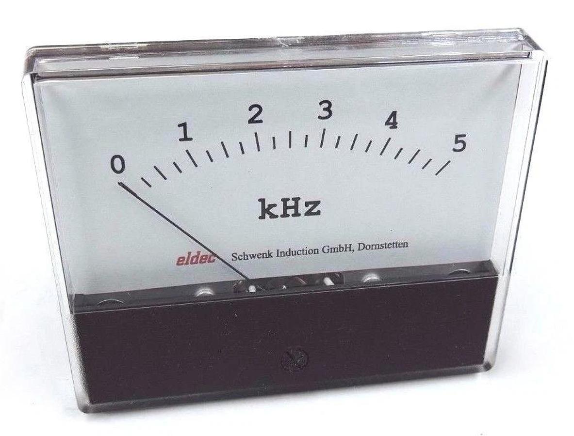 Used NIB ELDEC S-65 METER 0-5 kHz DC1mA, S65